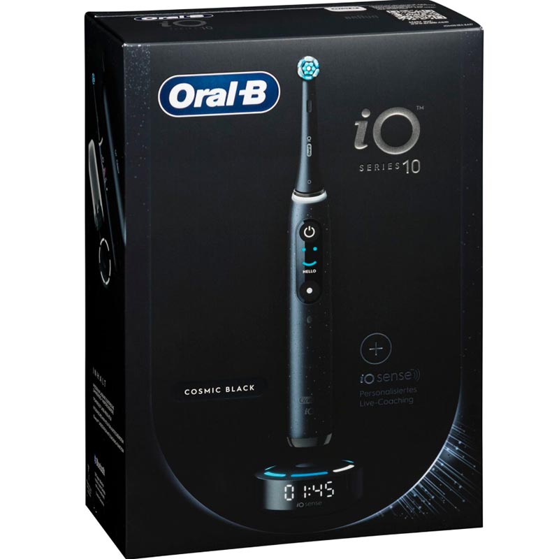 Oral-B iO Series 10 Elektrische Zahnbürste cosmic black