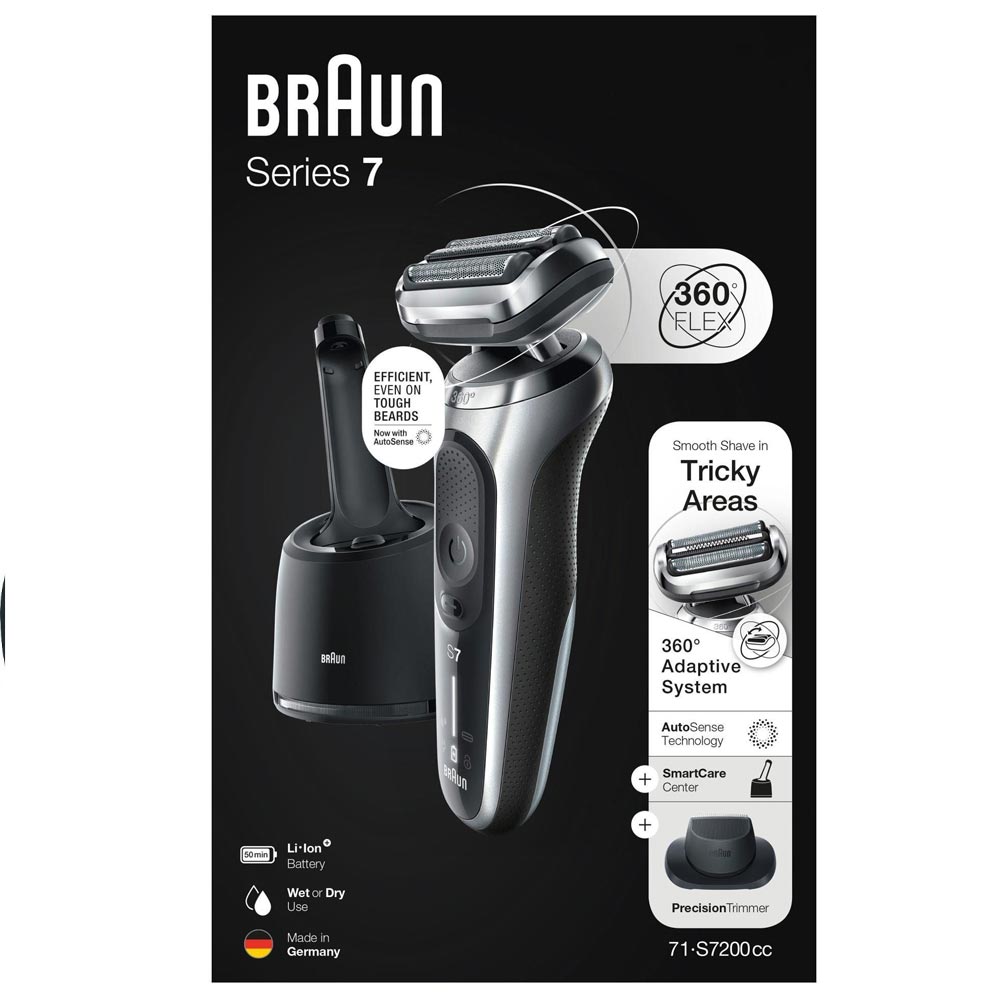 Braun Series 7 71-S7200cc Herrenrasierer schwarz