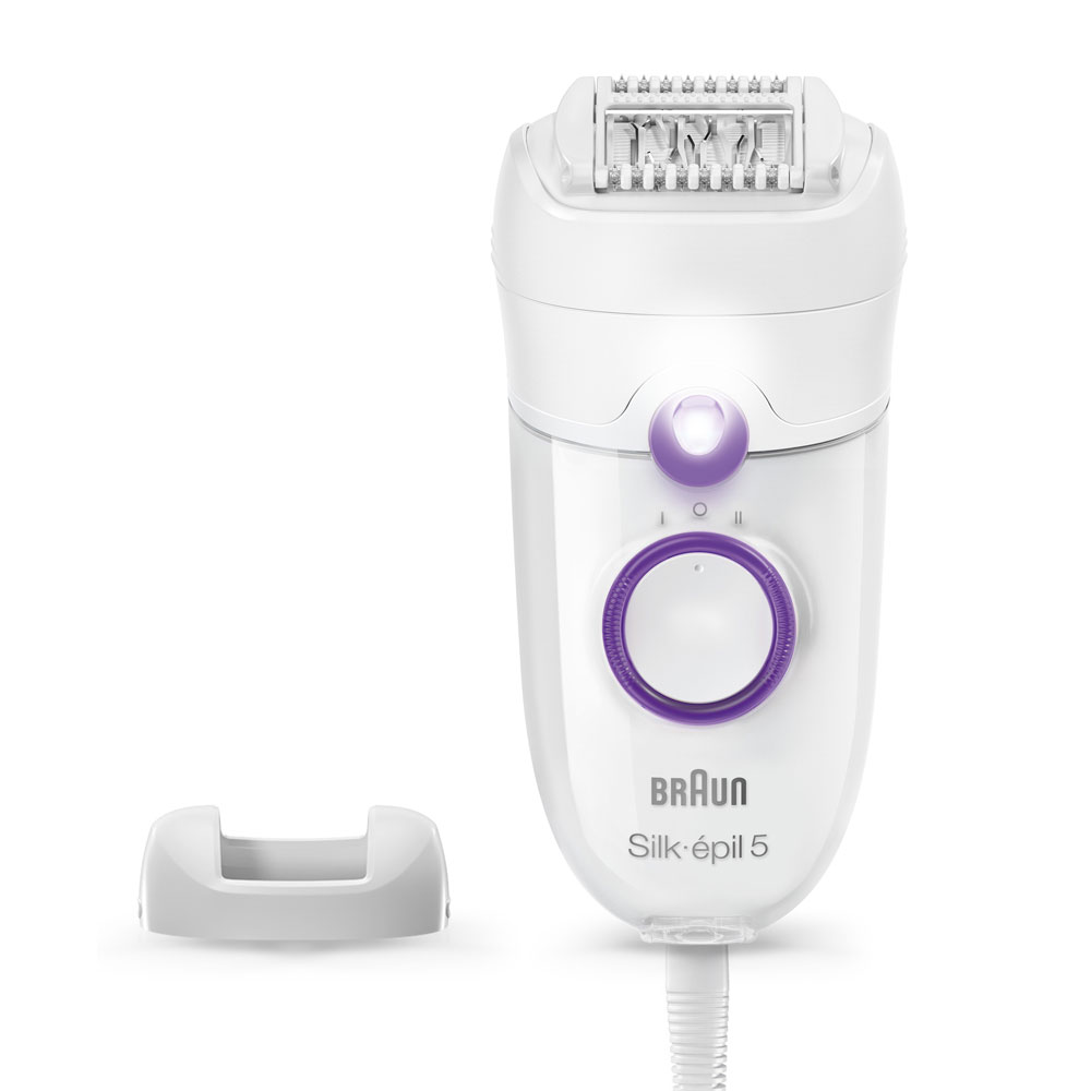 Braun Silk-épil 5 5-505P Epilierer weiß/lila