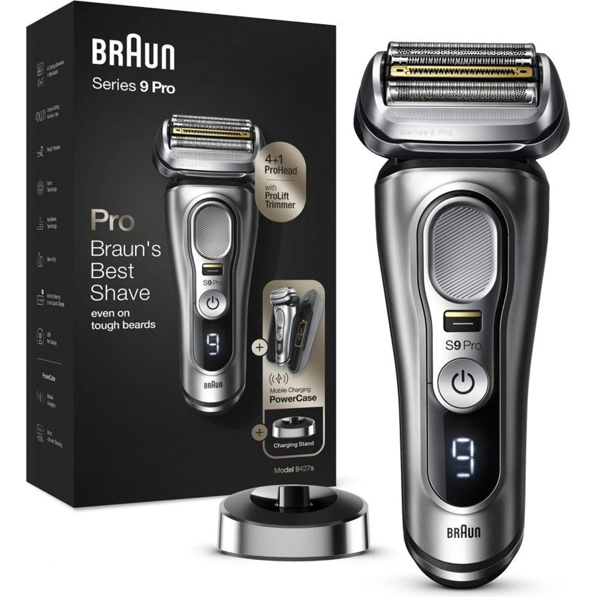 Braun Series 9 Pro 9427s Rasierer silber