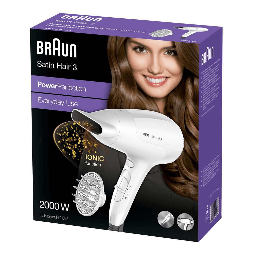 Braun Satin Hair 3 HD 385 Haartrockner (2. Wahl)