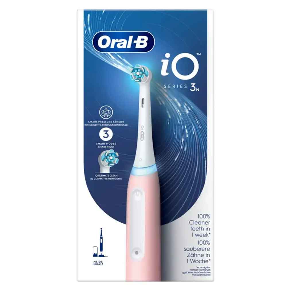 Braun Oral-B iO 3N elektrische Zahnbürste rosa