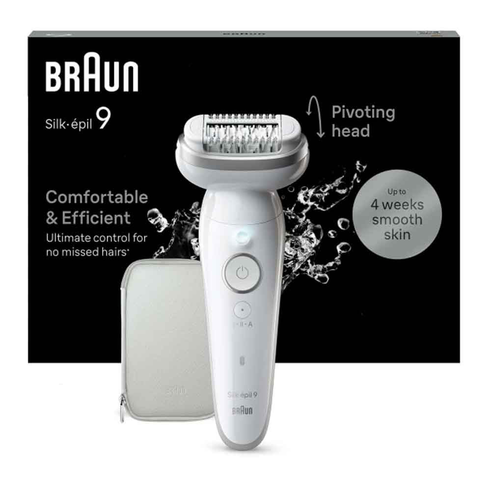 Braun Silk-epil 9-011 3D SensoSmart Epilierer weiß/gold