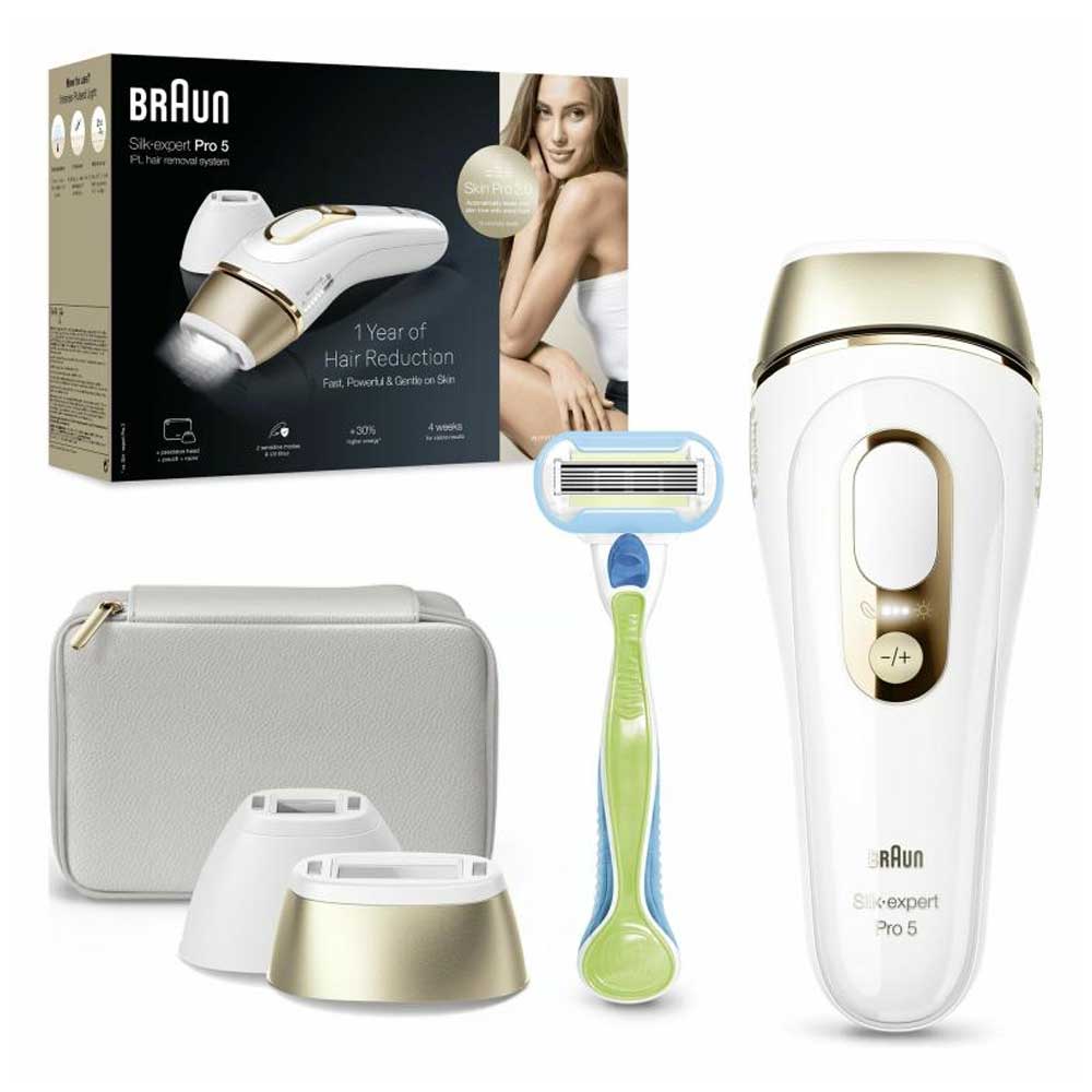 Braun Silk-expert Pro 5 PL5152 IPL-Haarentferner weiß/gold