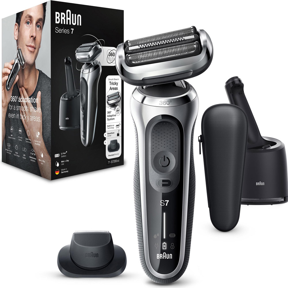Braun Series 7 71-S7200cc Rasierer silber