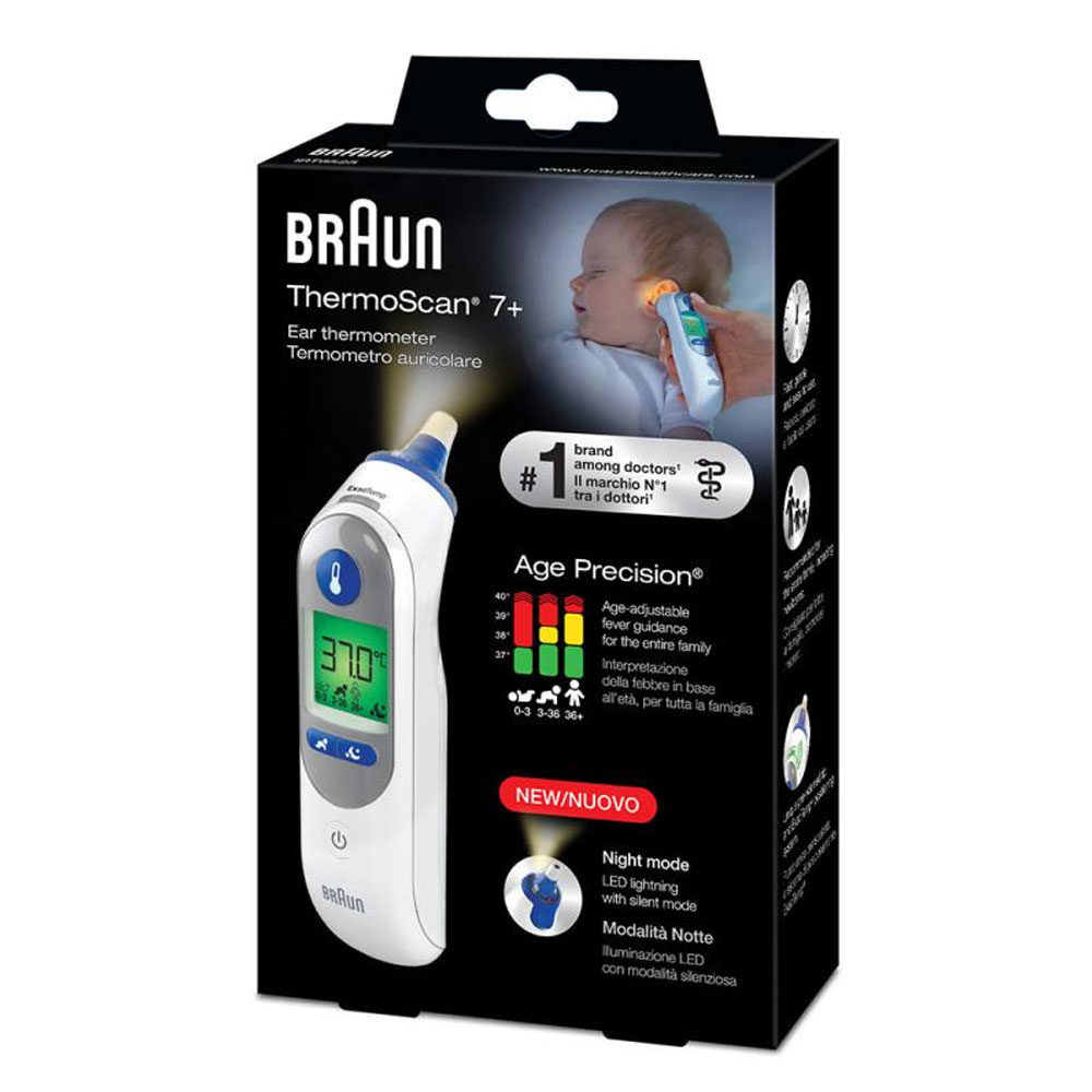 Braun ThermoScan 7+ IRT6525WE Fieberthermometer (2. Wahl)