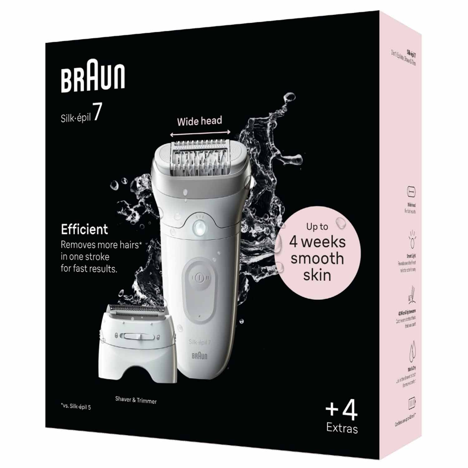 Braun Silk-épil SE7-041 Wet & Dry Epilierer grau