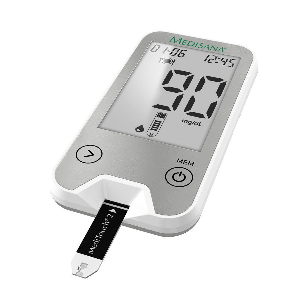 Medisana MediTouch 2 connect Blutzuckermessgerät silber (2. Wahl)