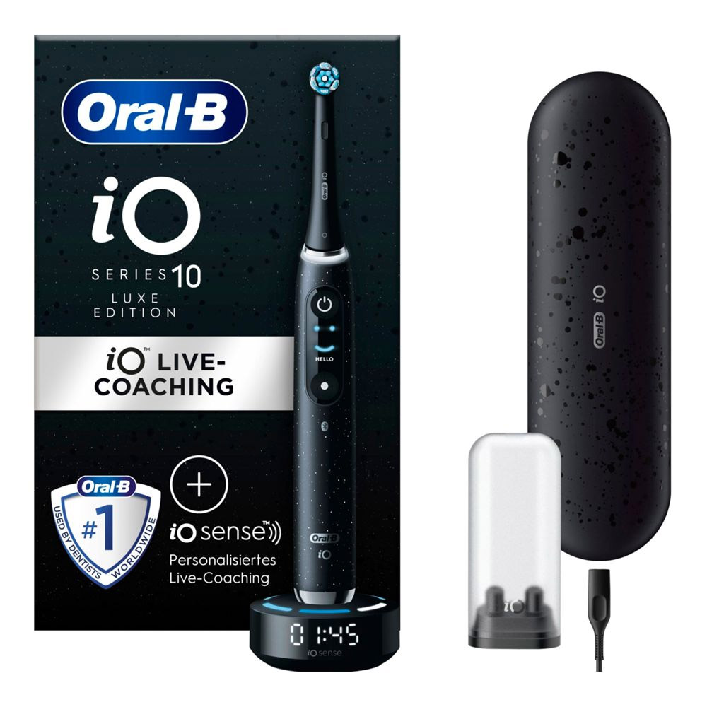 Oral-B iO Series 10 Black Onyx Luxe Edition Elektrische Zahnbürste