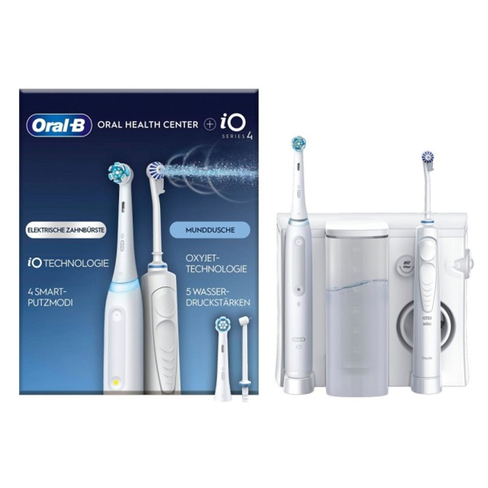 Oral-B Oral Health Center + iO Series 4 weiß
