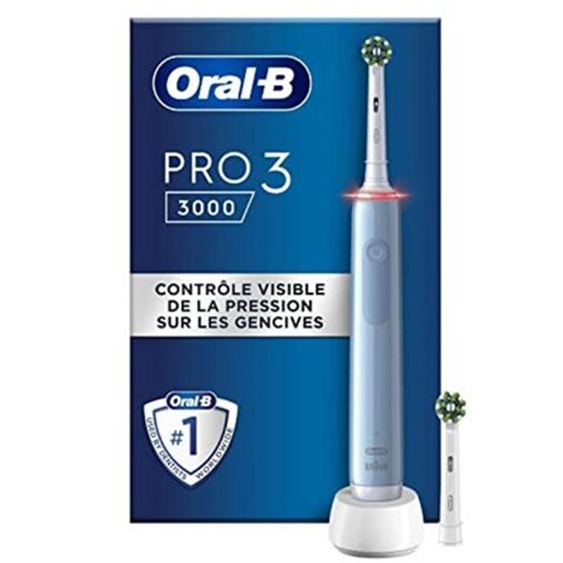 Oral-B PRO 3 3000 Elektrische Zahnbürste blau