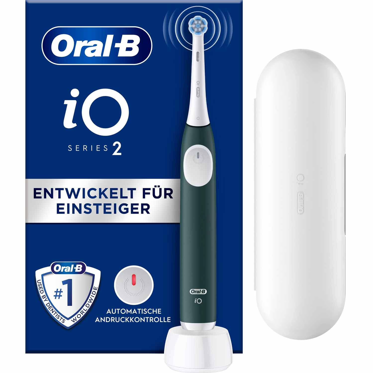 Oral-B iO Series 2 Elektrische Zahnbürste forest green Special Edition