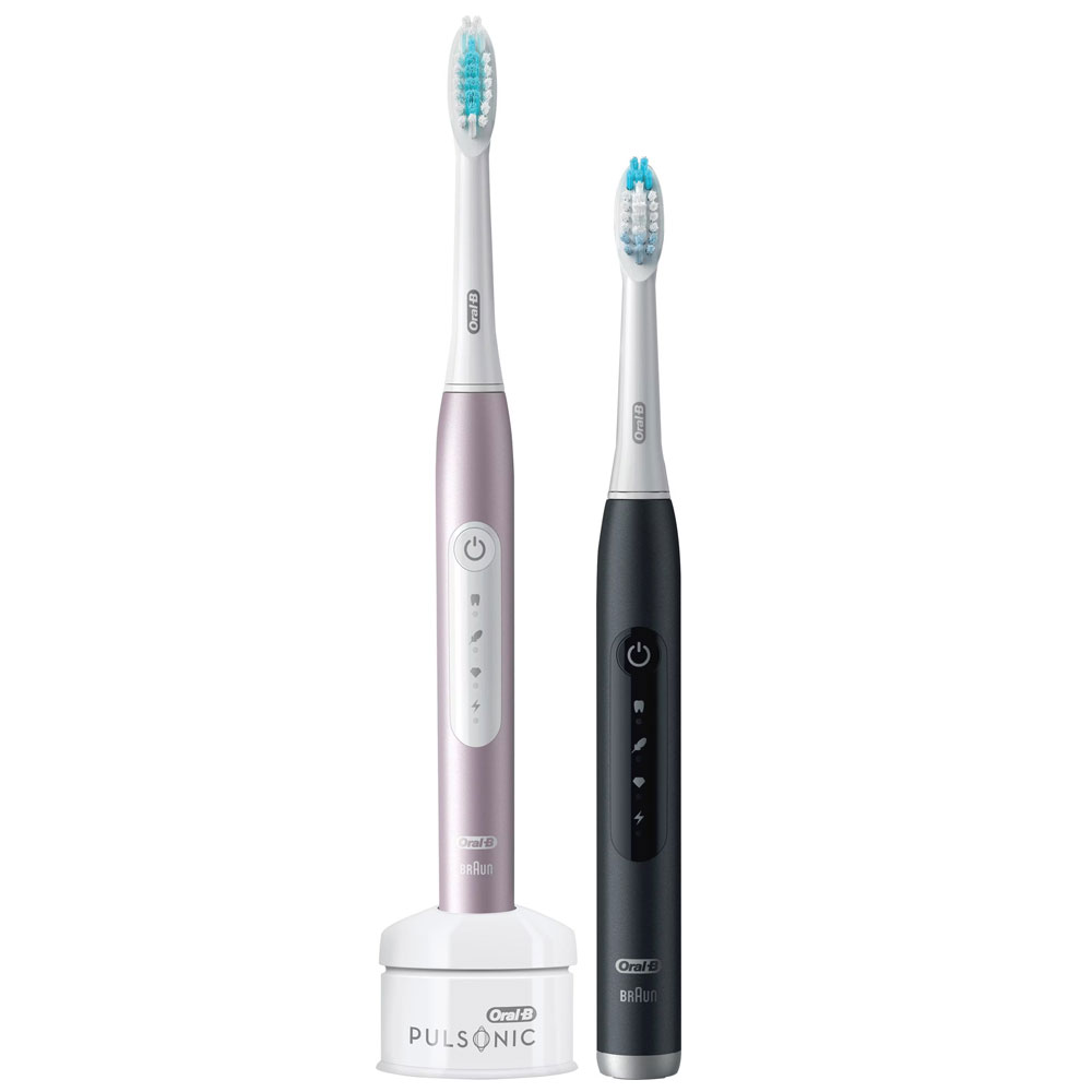 Oral-B Pulsonic Slim Luxe 4900 Elektrische Zahnbürste schwarz/rosegold