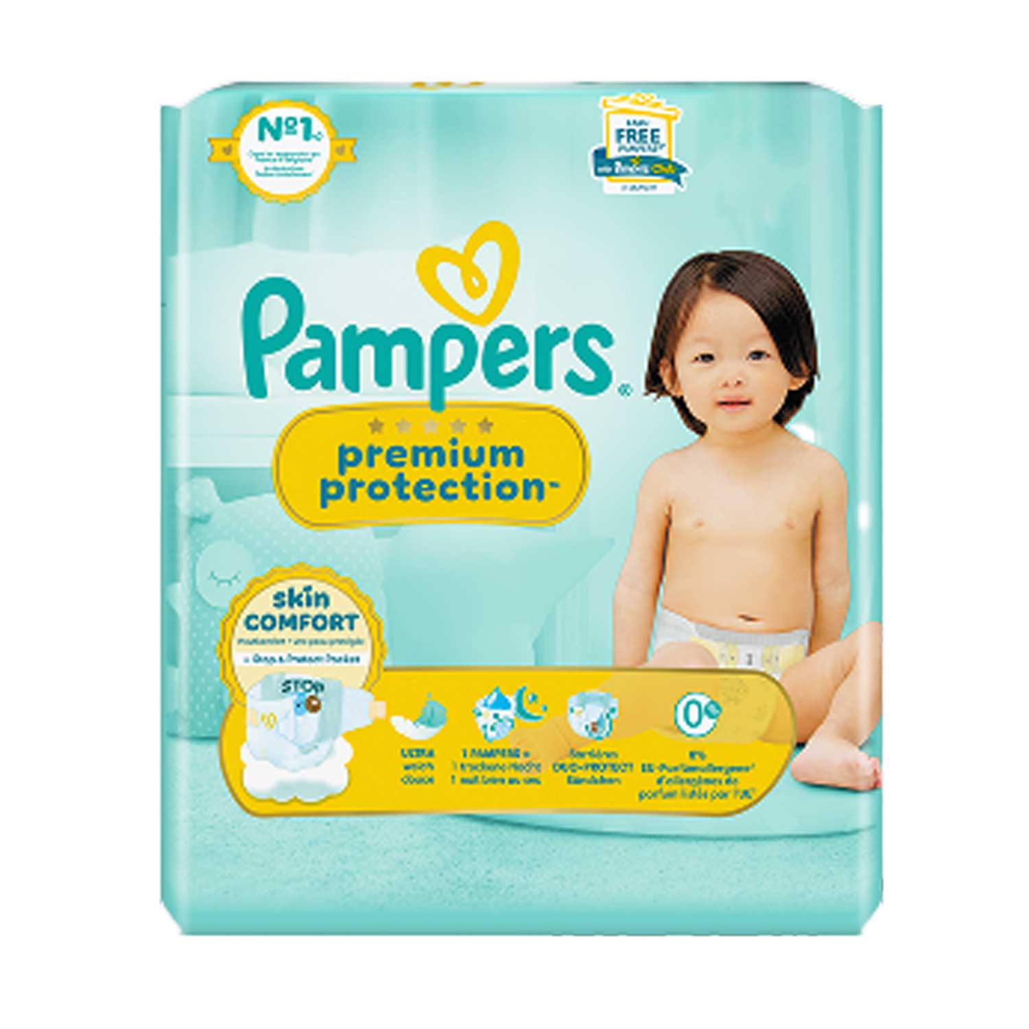 Pampers Premium Protection Gr.5 Junior 11-16kg MonatsBox