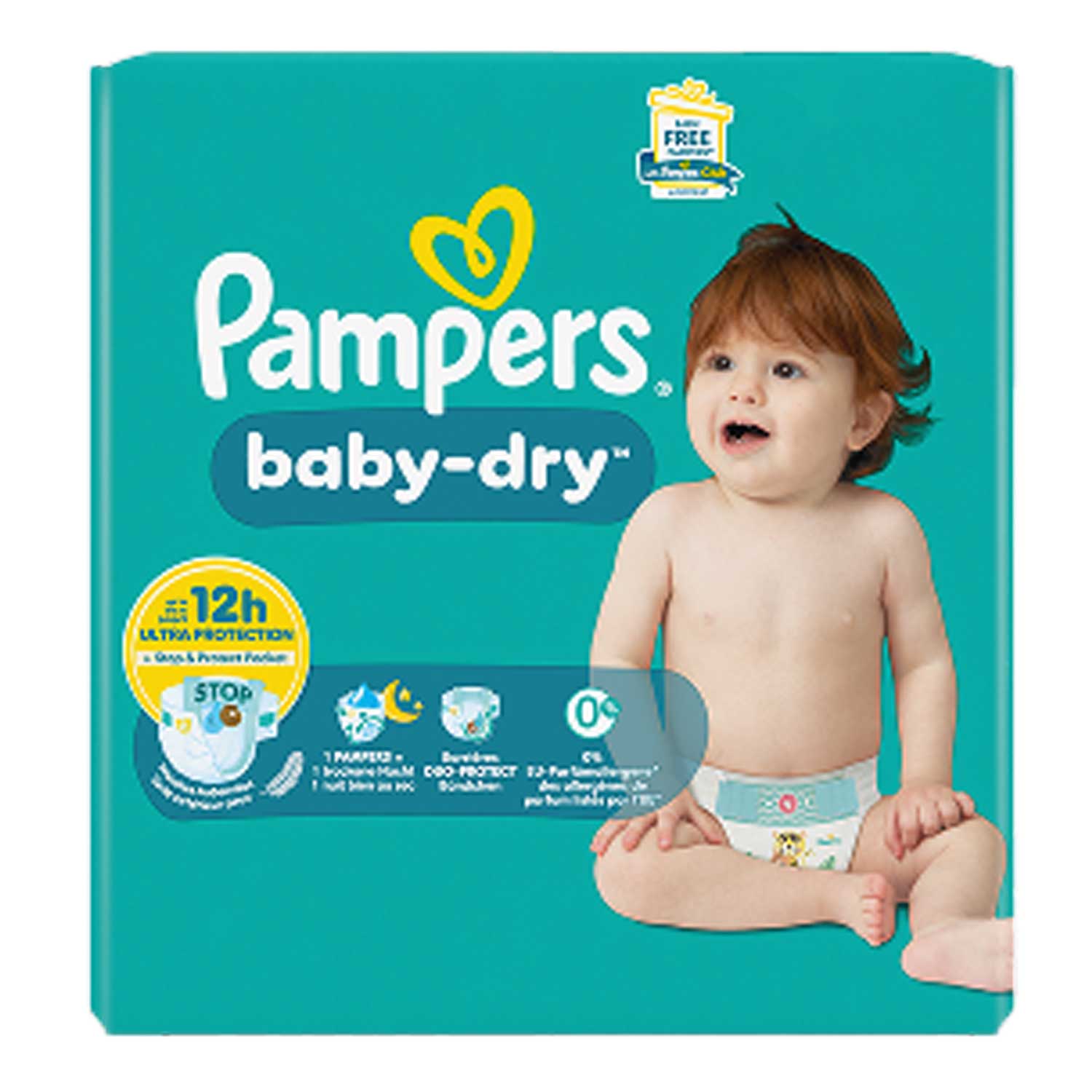 Pampers Baby Dry Gr.4 Maxi 9-14kg MonatsBox