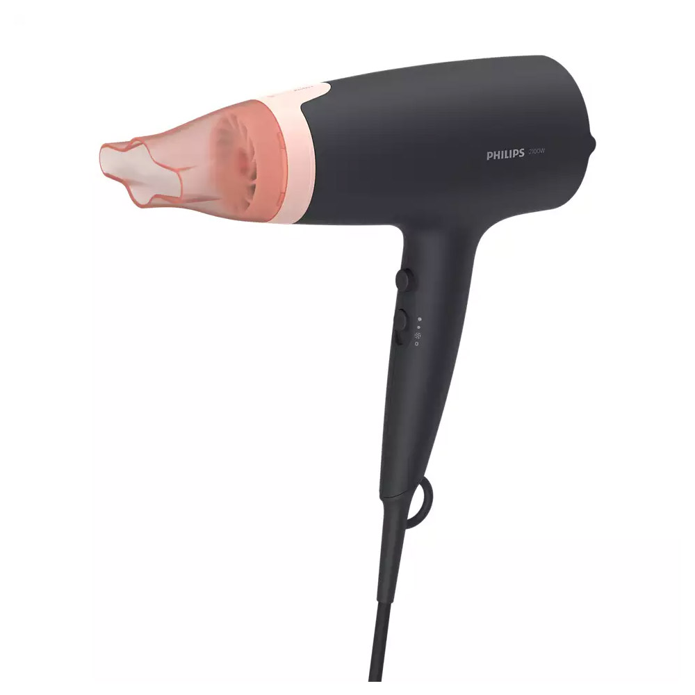 Philips 3000 Series BHD350/10 Haartrockner schwarz/rosa