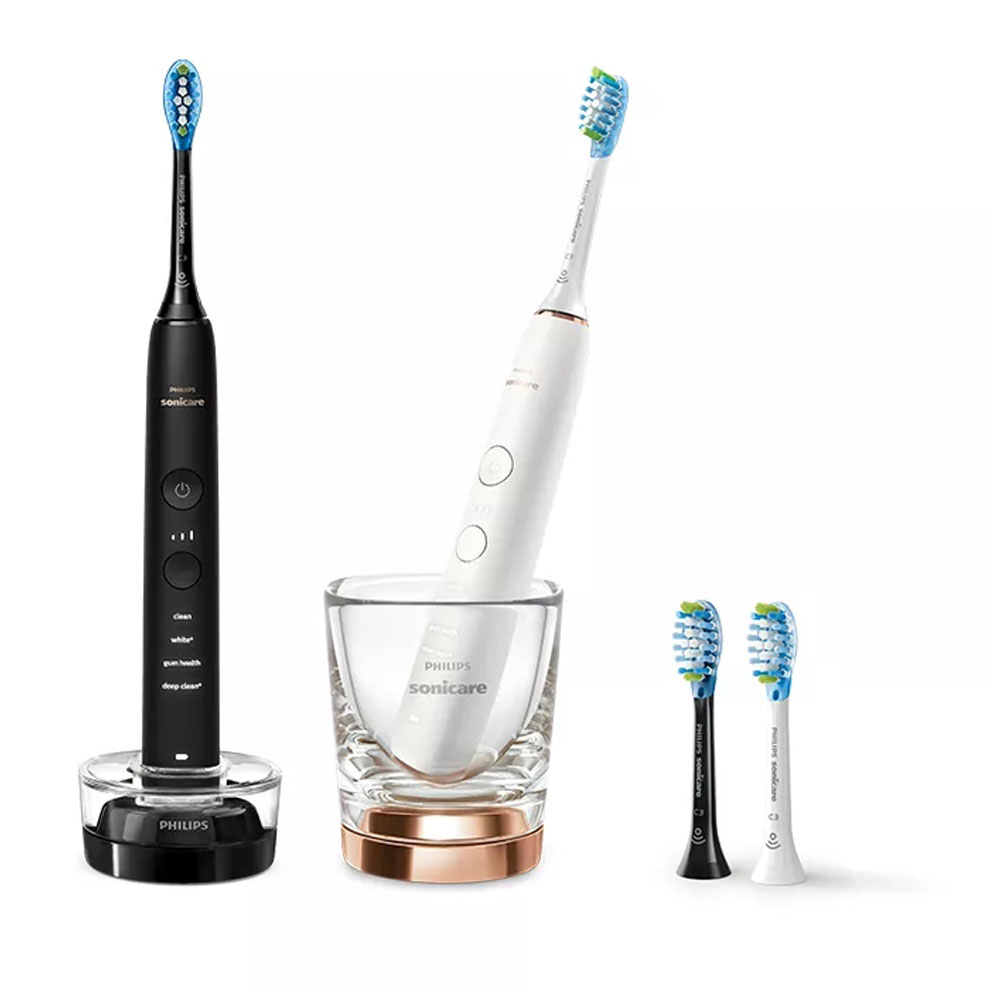 Philips Sonicare DiamondClean 9000 HX9914/61 elektrische Zahnbürste schwarz/roségold