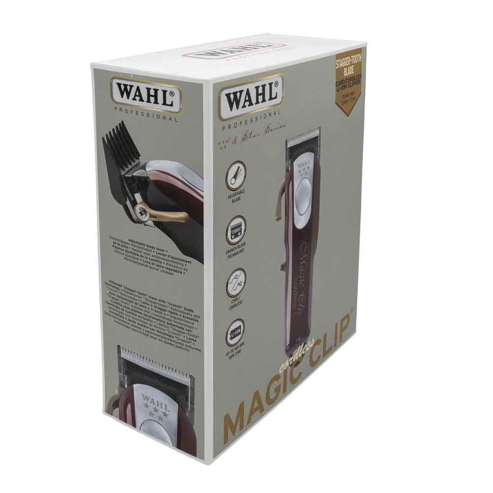 Wahl Cordless Magic Clip Haarschneidemaschine rot