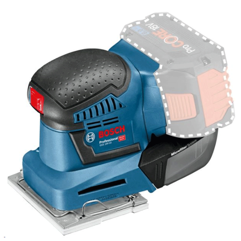 Bosch GSS 18V-10 Akku-Schwingschleifer 06019D0200