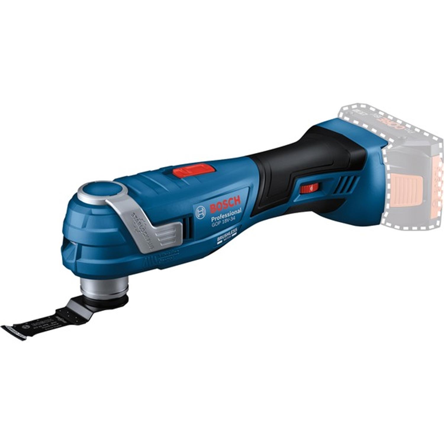 Bosch Professional GOP 18V-34 Akku-Multi-Cutter