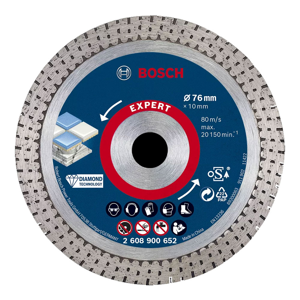 Bosch EXPERT HardCeramic Diamanttrennscheibe 76mm