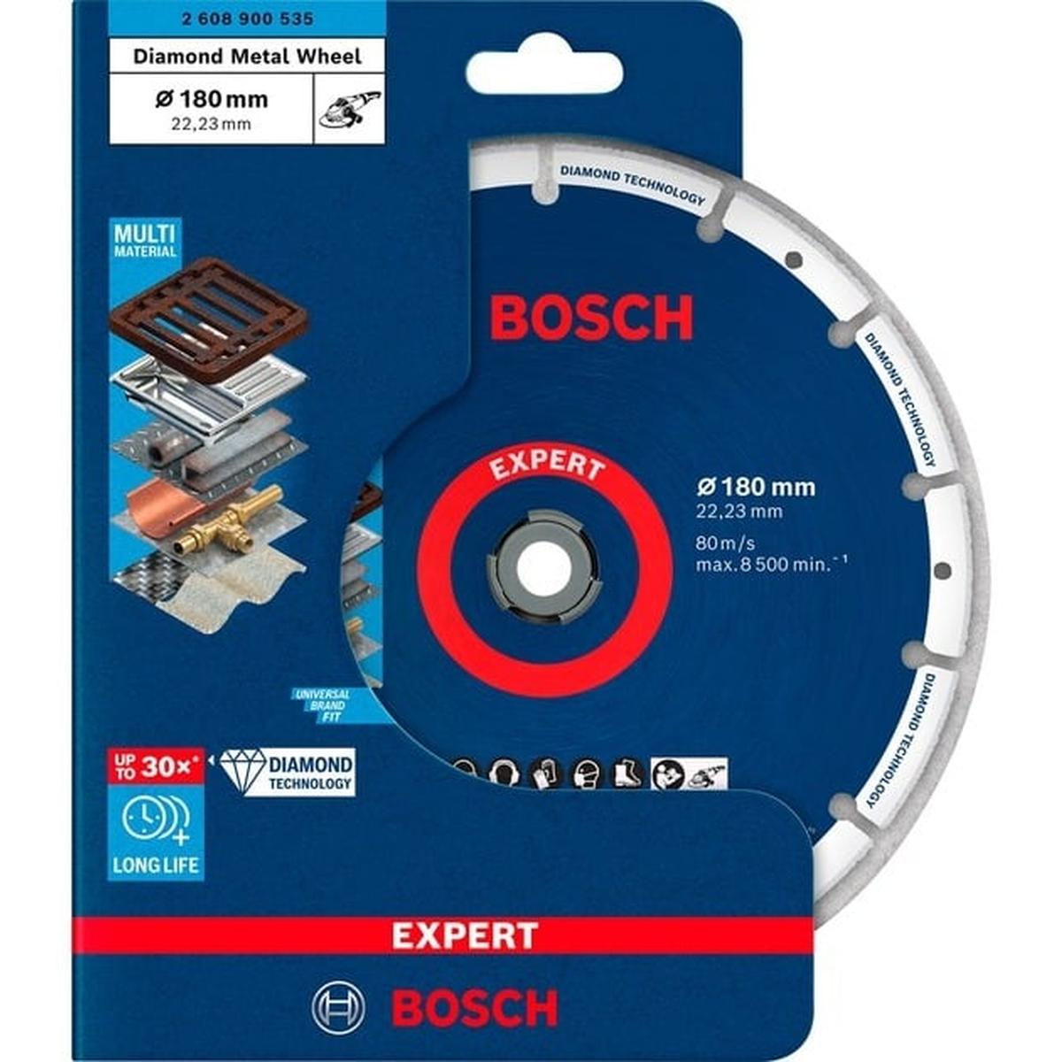 Bosch 2608900535 Diamanttrennscheibe M14 (Ø 180 mm, 22,23 mm Bohrung)