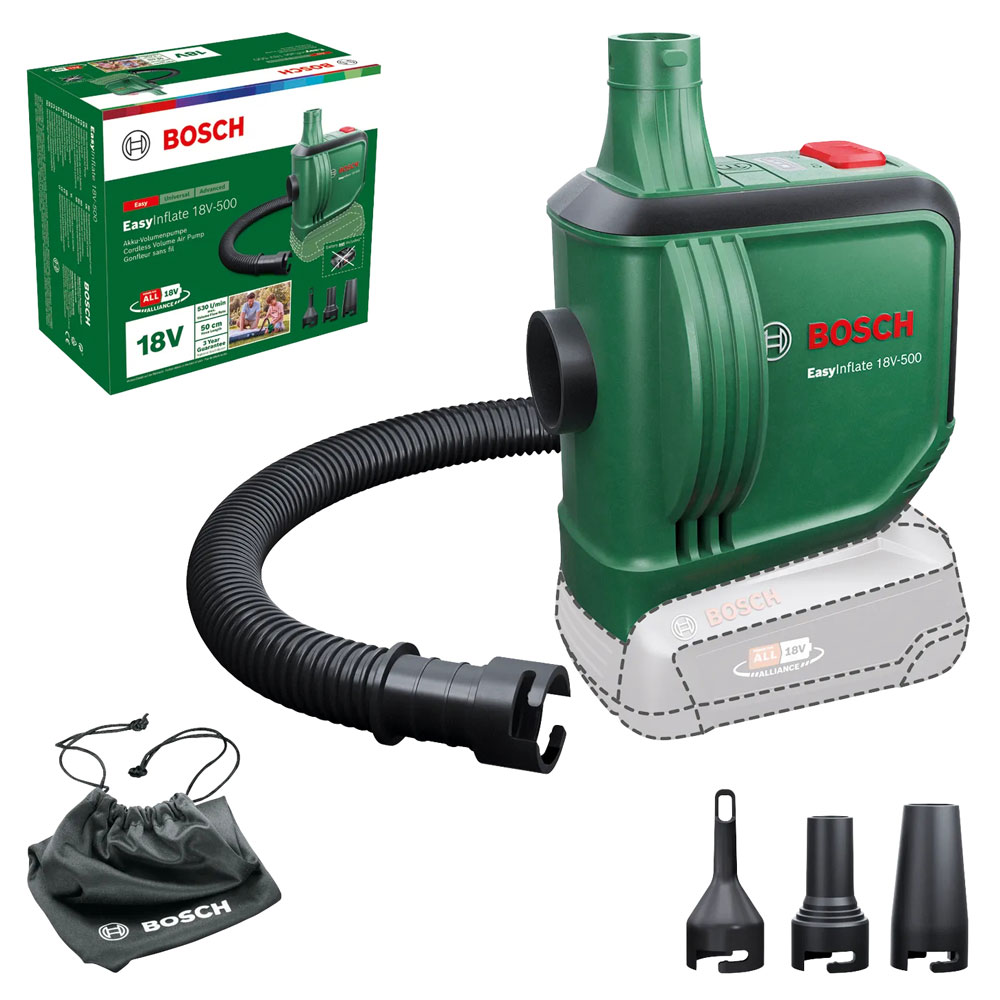 Bosch Akku-Luftpumpe EasyInflate 18V-500 solo, 18Volt
