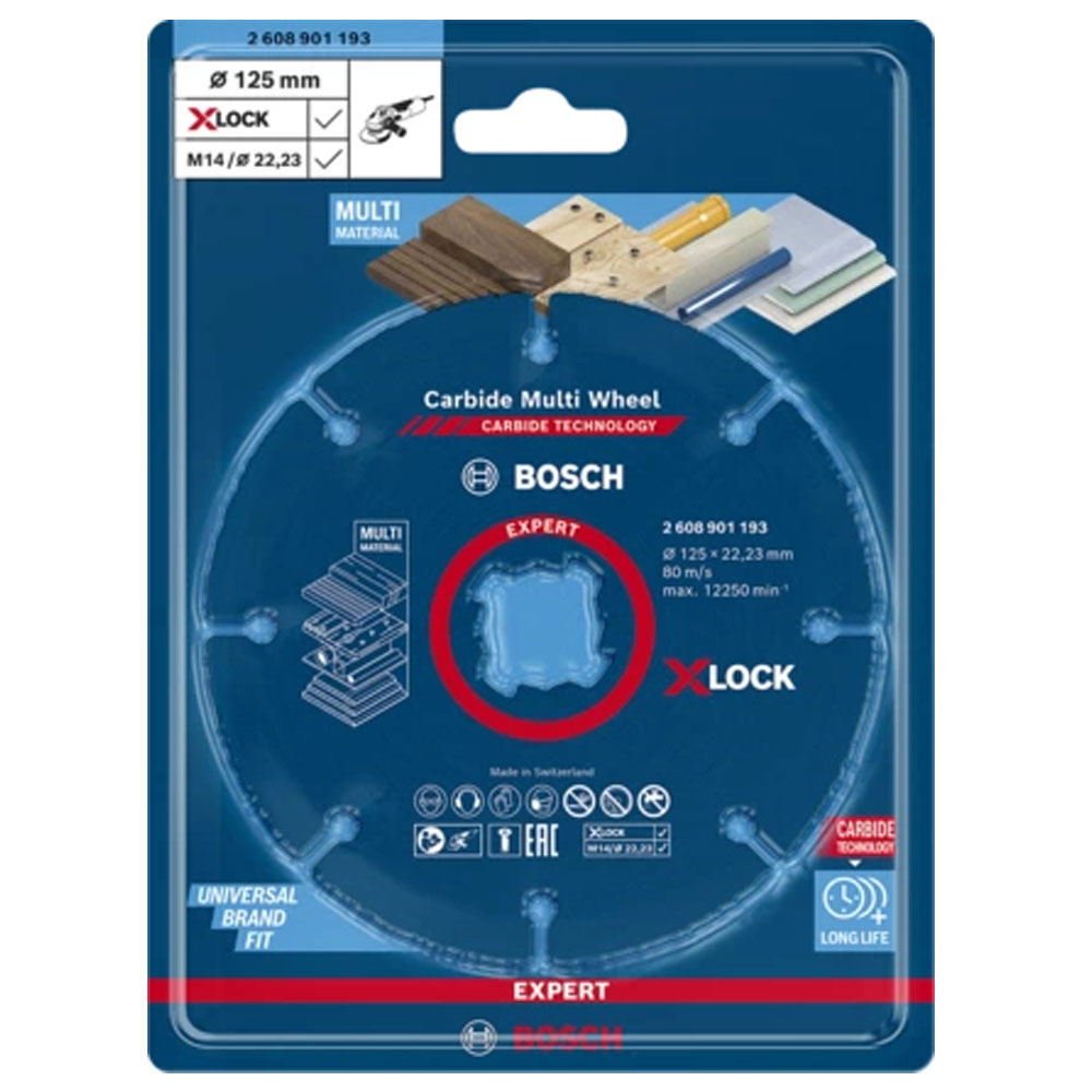 Bosch Expert Carbide Multi Wheel X-LOCK Trennscheibe (Ø 125 mm)