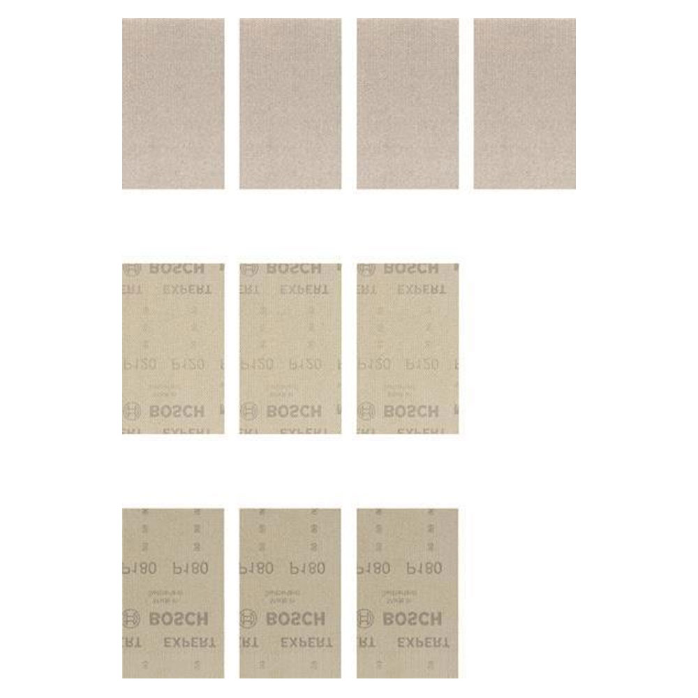 Bosch Expert M480 Schleifnetz-Set 10 Stück (80x133 mm, 4x80, 3x120, 3x180)