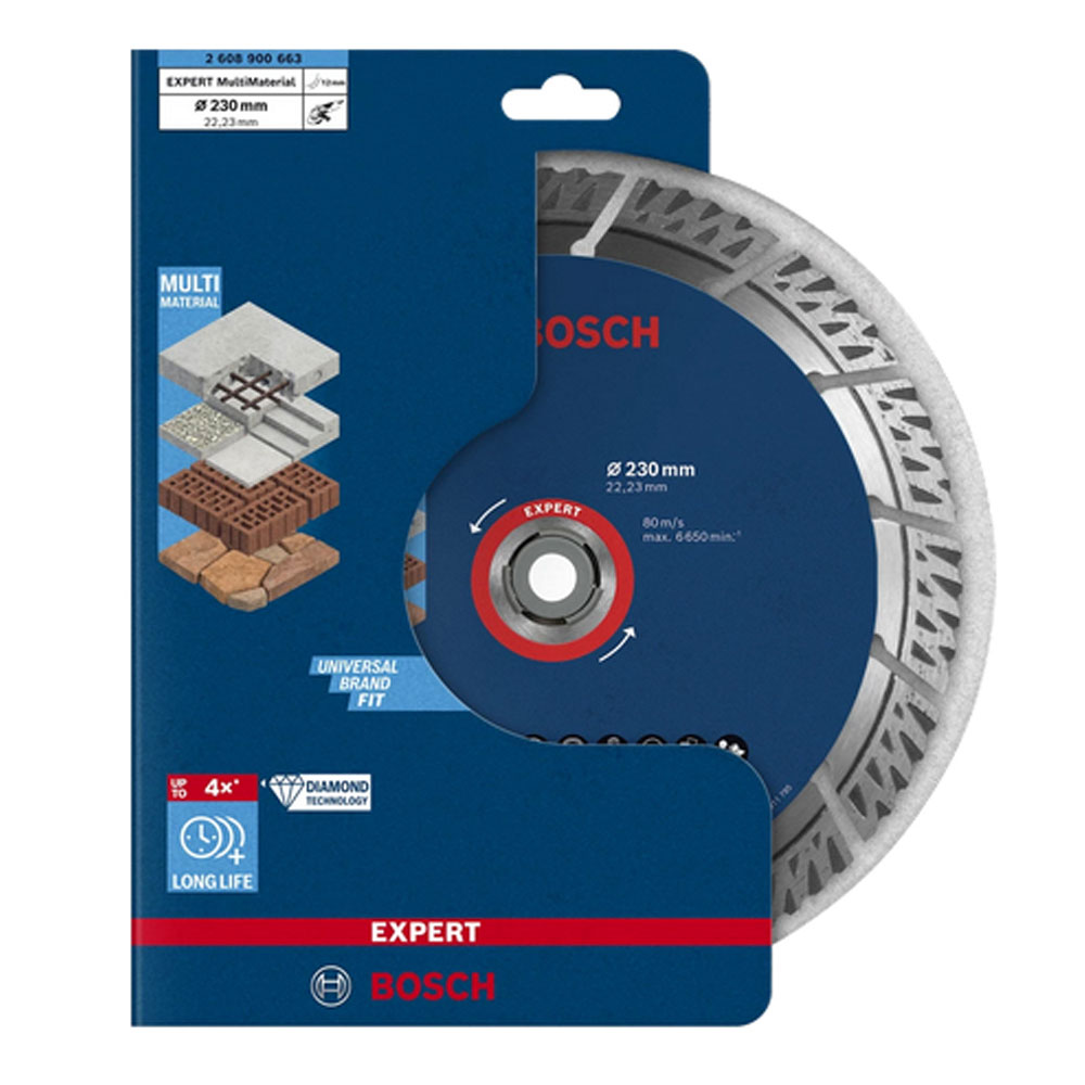 Bosch Expert MultiMaterial Diamanttrennscheibe (Ø 150 mm)