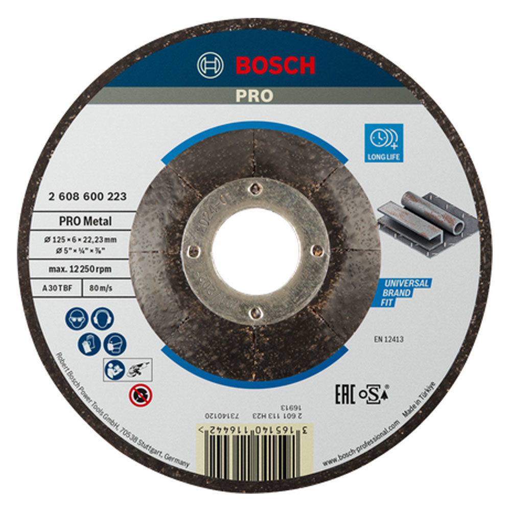 Bosch Pro Metal Longlife Grinding Disc (Ø 125 mm)