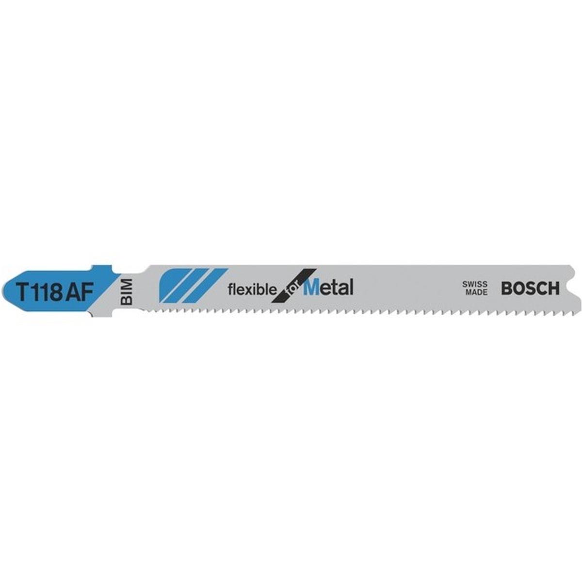 Bosch Pro Metal Thick and Thin T123XF Jigsaw Blade 5 Stück (100 mm)