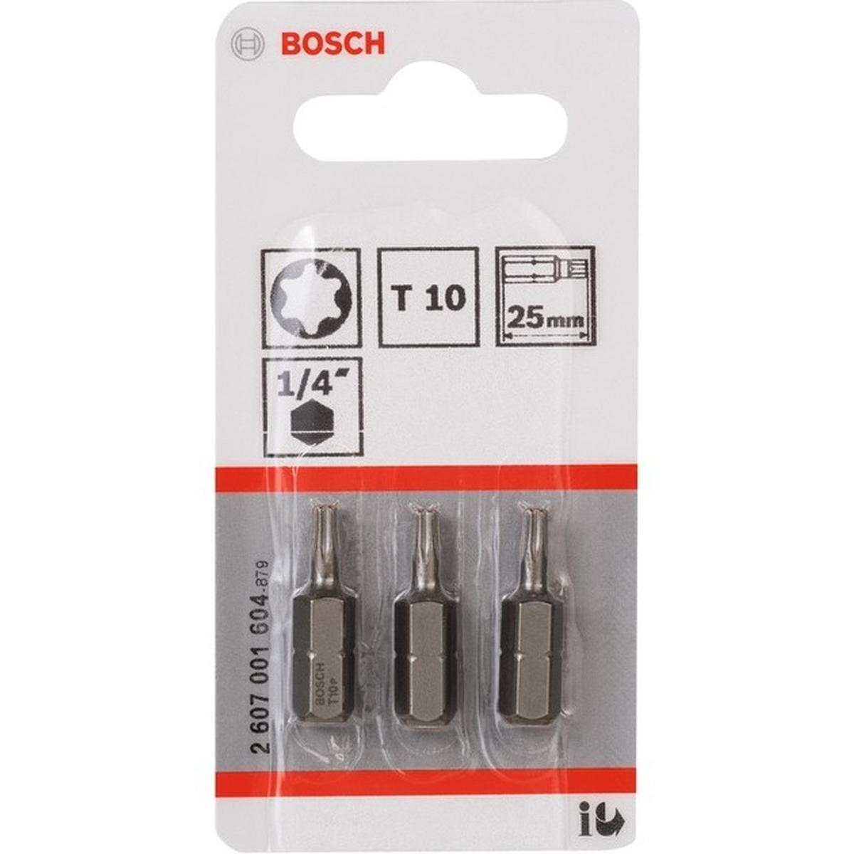 Bosch Professional Bit Extra-Hart T10 3 Stück (25 mm)