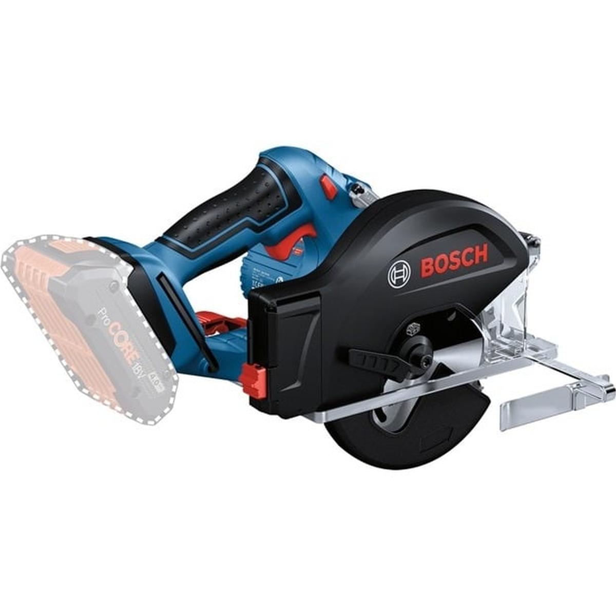 Bosch Professional GKM 18V-50 Akku Kreissäge 18V (L-BOXX, ohne Akku/Ladegerät)