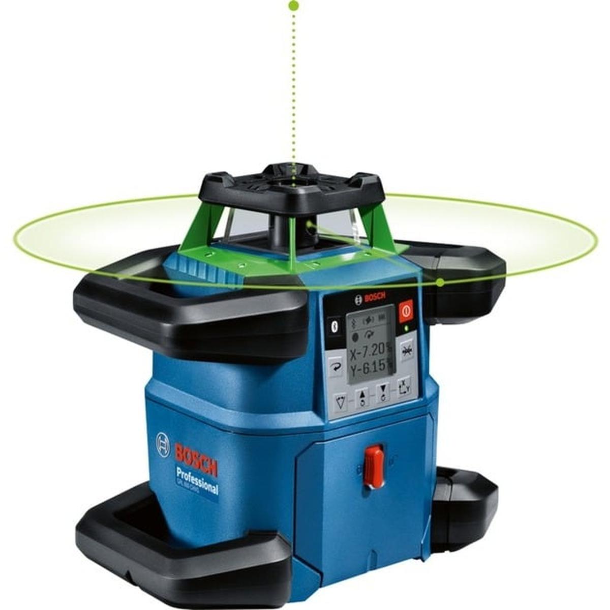 Bosch Professional GRL 650 CHVG Rotary Laser 18V (grüner Laser, mit App-Funktion, in L-boxx)