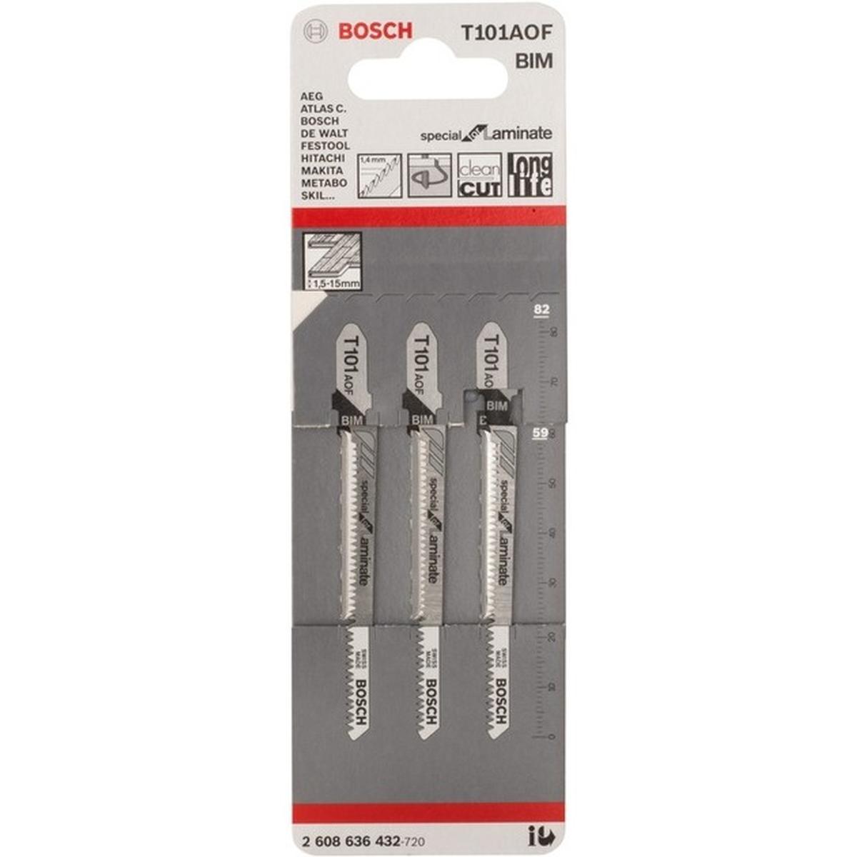 Bosch T 101 AOF Special for Laminate Stichsägeblatt 3 Stück