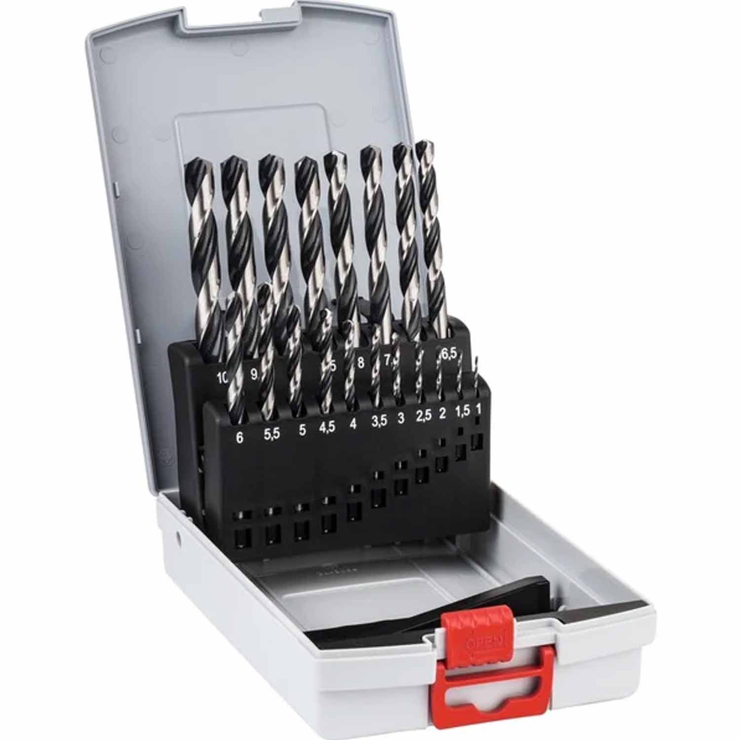 Bosch Professional PointTeQ HSS-Spiralbohrer Set 19-teilig