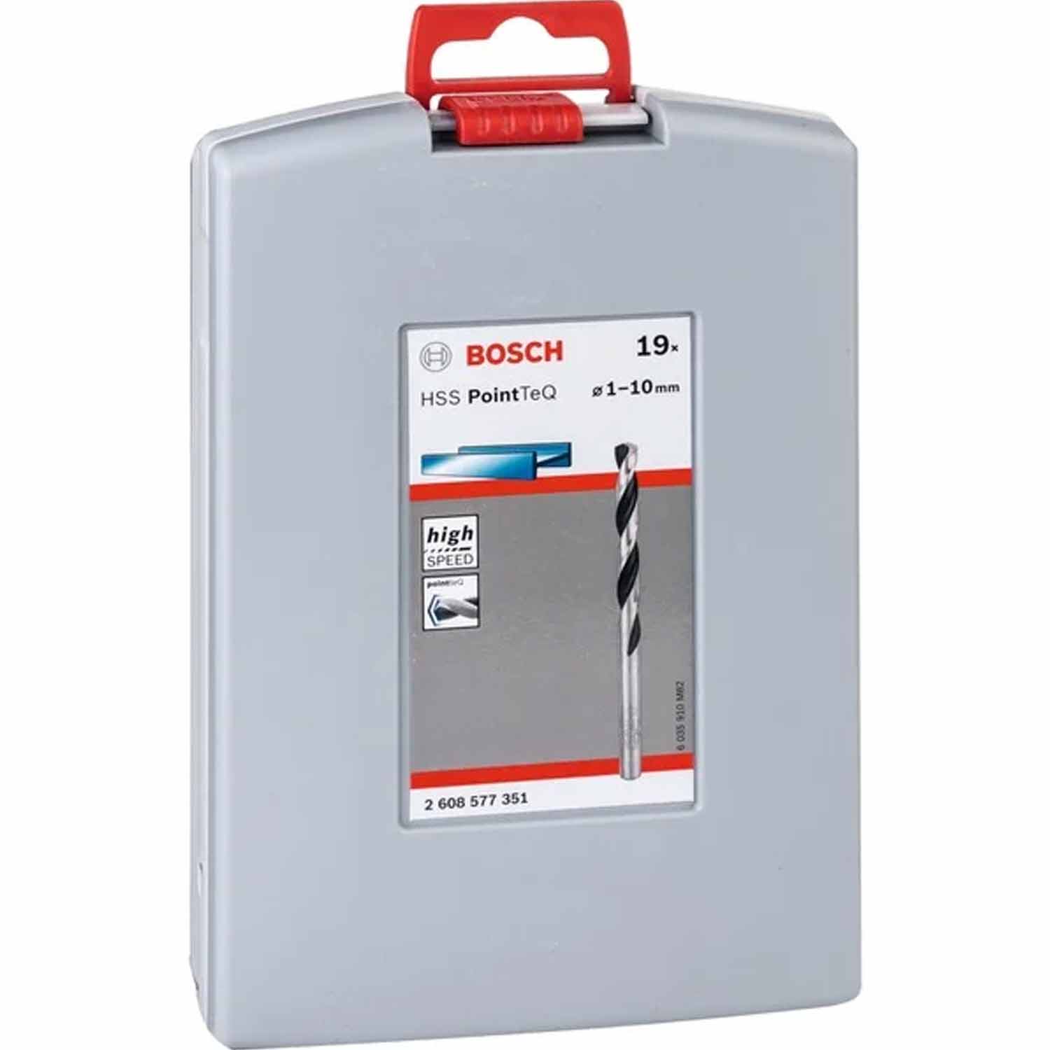 Bosch Professional PointTeQ HSS-Spiralbohrer Set 19-teilig