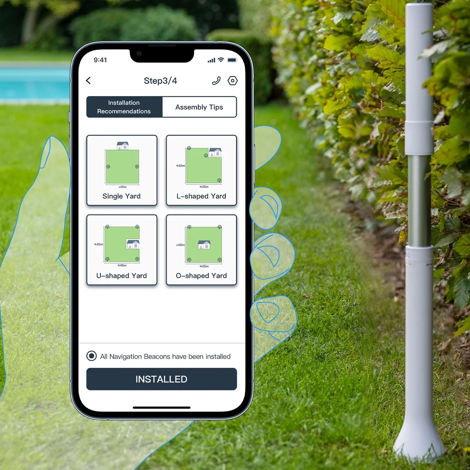 ECOVACS GOAT G1-800 Mähroboter ohne Begrenzungskabel