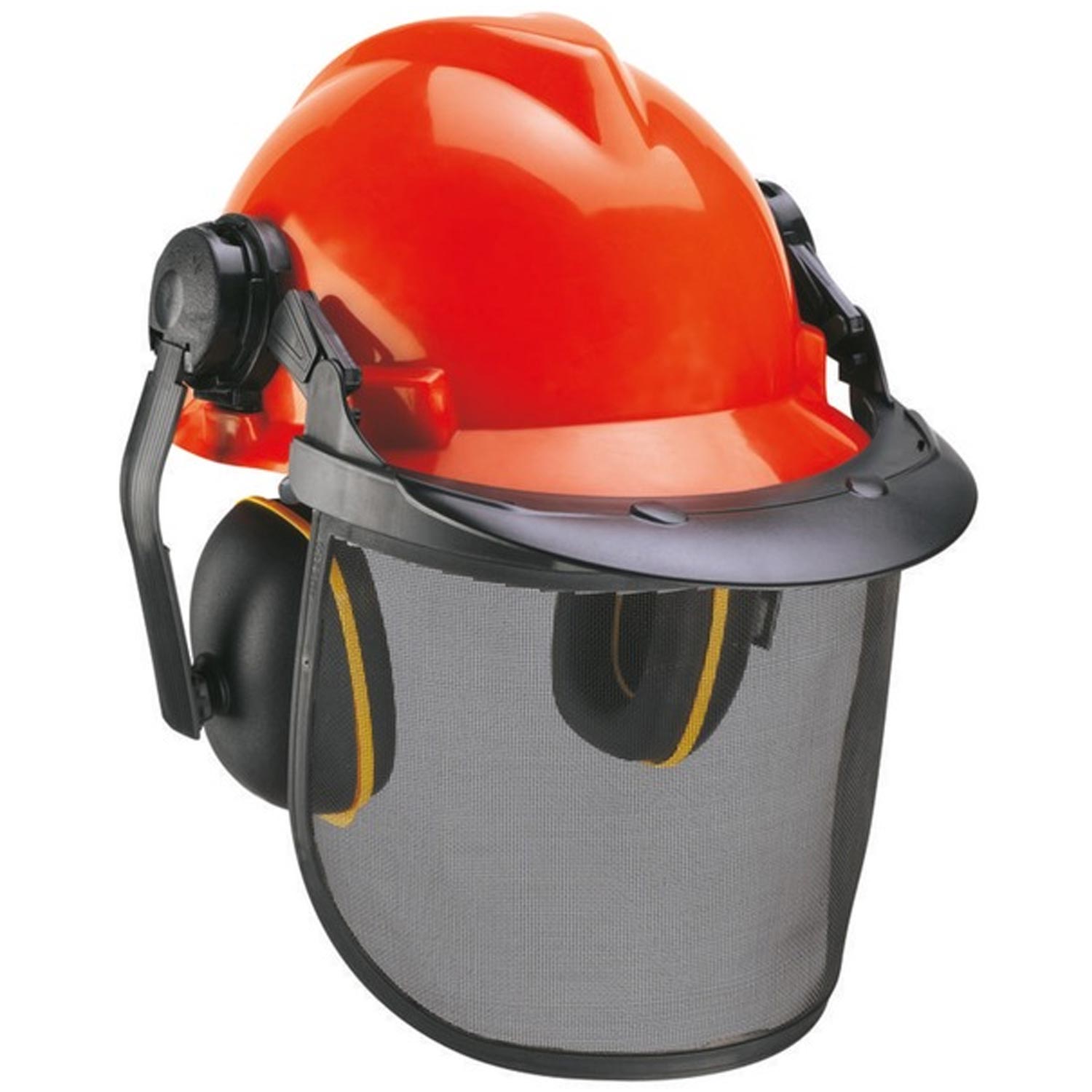 Einhell BG-SH 2 Forstschutzhelm orange/schwarz