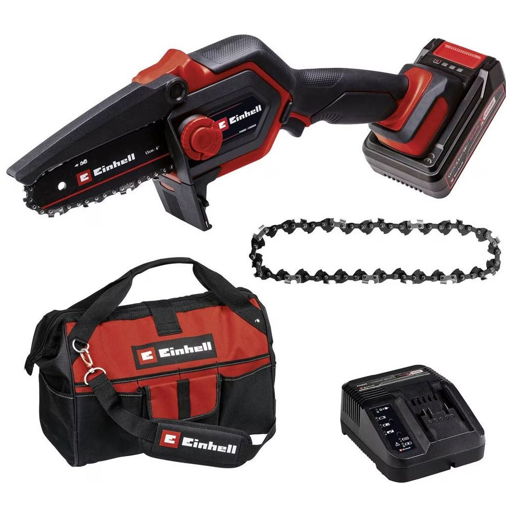 Einhell GE-PS 18/15 Li Bag Kit Power X-Change Akku-Astkettensäge