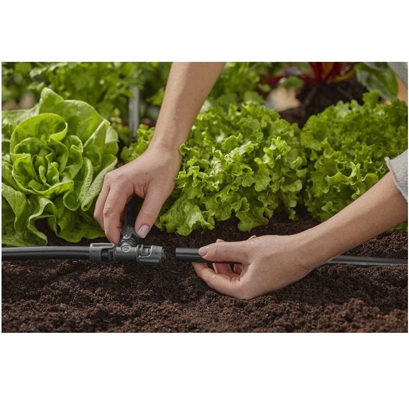 GARDENA 13201-20 Micro-Drip-System T-Stück 13 mm (1/2) - Inhalt: 2 Stück
