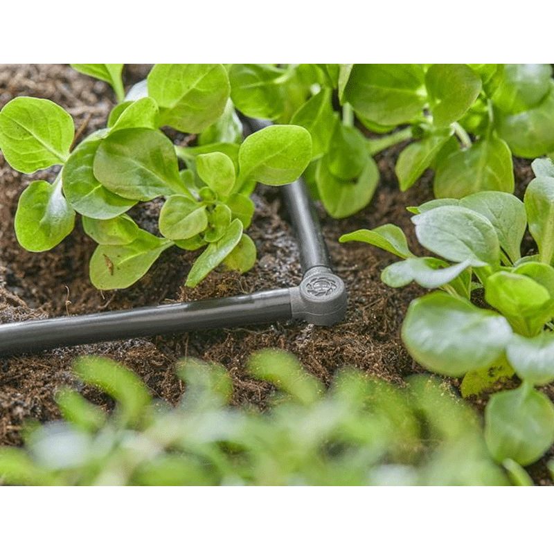 GARDENA 13212-20 Micro-Drip-System L-Stück 4,6 mm (3/16) - Inhalt: 10 Stück