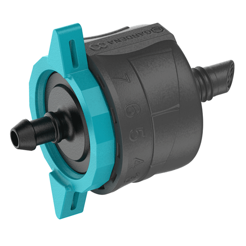 GARDENA 13304-20 Micro-Drip-System Regulierbarer Endtropfer 1-8 l/h, selbstregulierend