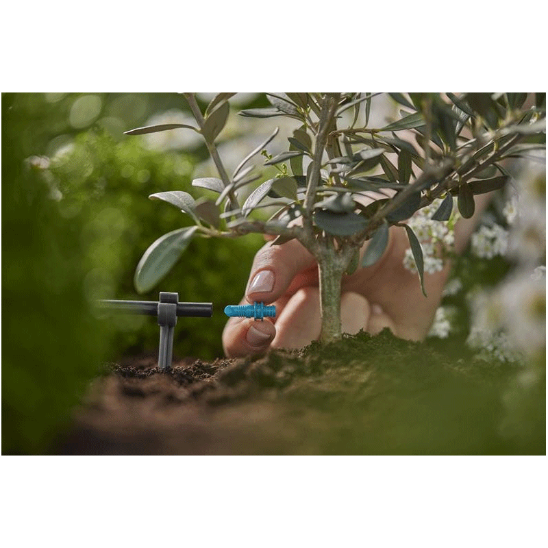 GARDENA 13307-20 Micro-Drip-System Endtropfer 2 l/h - Inhalt: 25 Endtropfer, 1 Reinigungsnadel