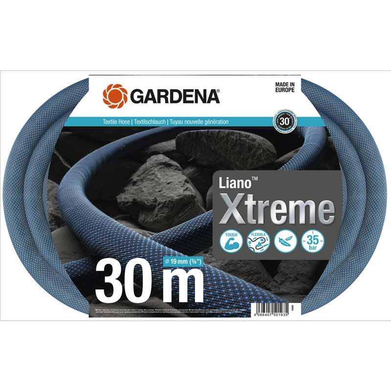 GARDENA 18484-20 Textilschlauch Liano Xtreme 3/4, 30 m Set"