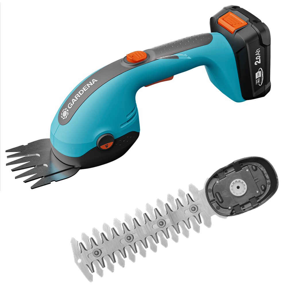 GARDENA&#x20;14750-30&#x20;Akku-Gras-&#x20;und&#x20;Strauchschere&#x20;PowerCut&#x20;20&#x2F;18V&#x20;P4A&#x20;Ready-To-Use&#x20;Set&#x20;-&#x20;Aktion