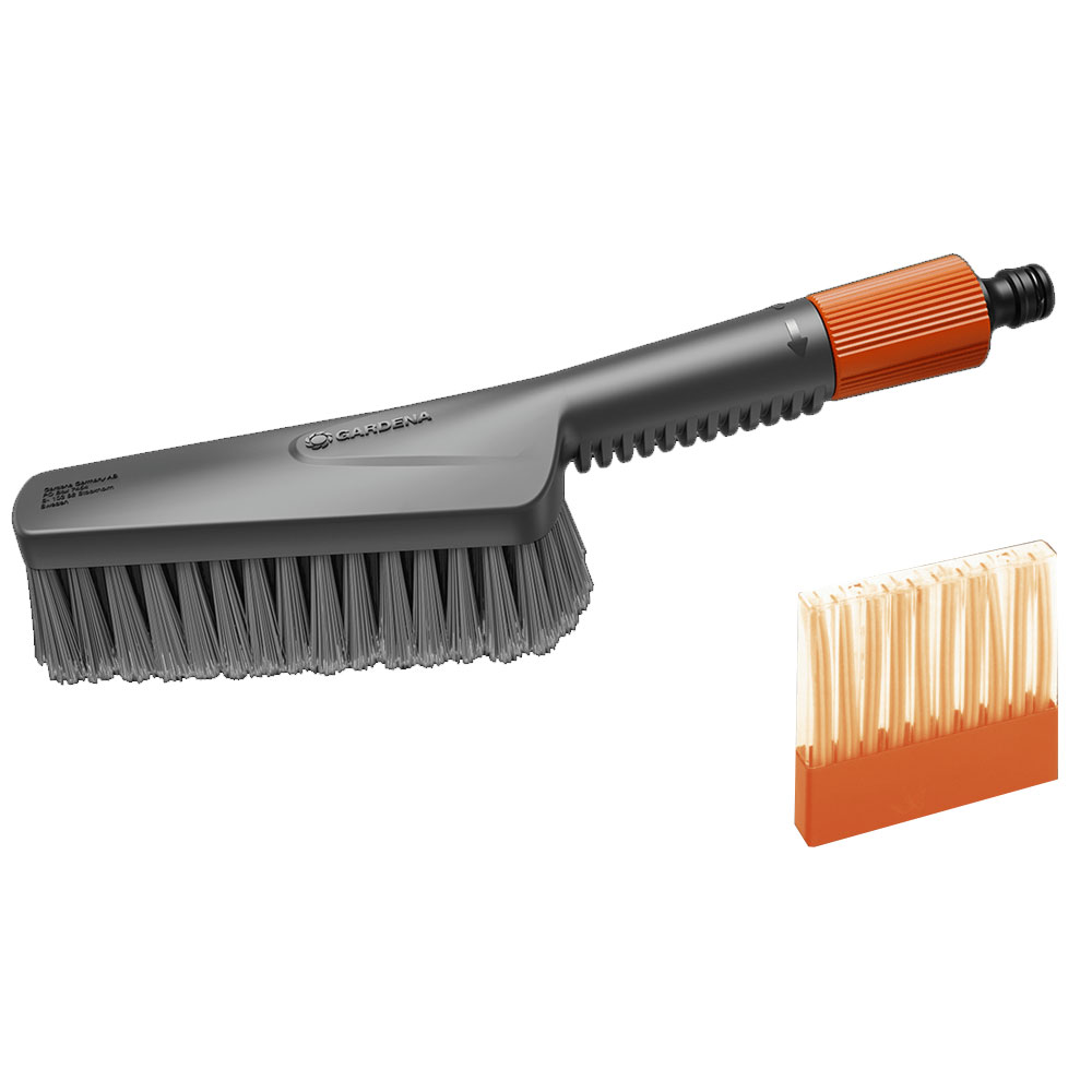 GARDENA 18860-20 Cleansystem Wasch-Set mit Handbürste S soft