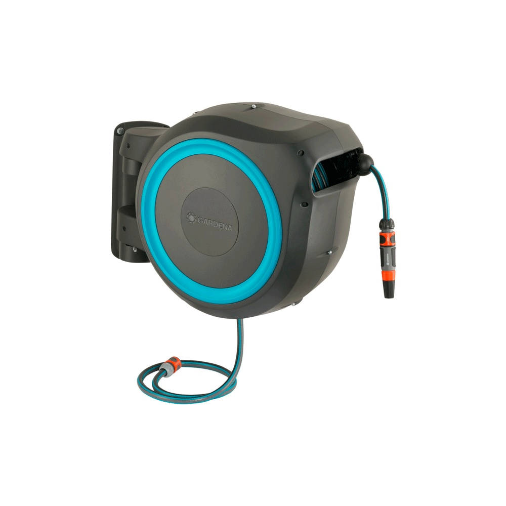 Gardena 18630-20 Wand-Schlauchbox RollUp XL (türkis) 35 m