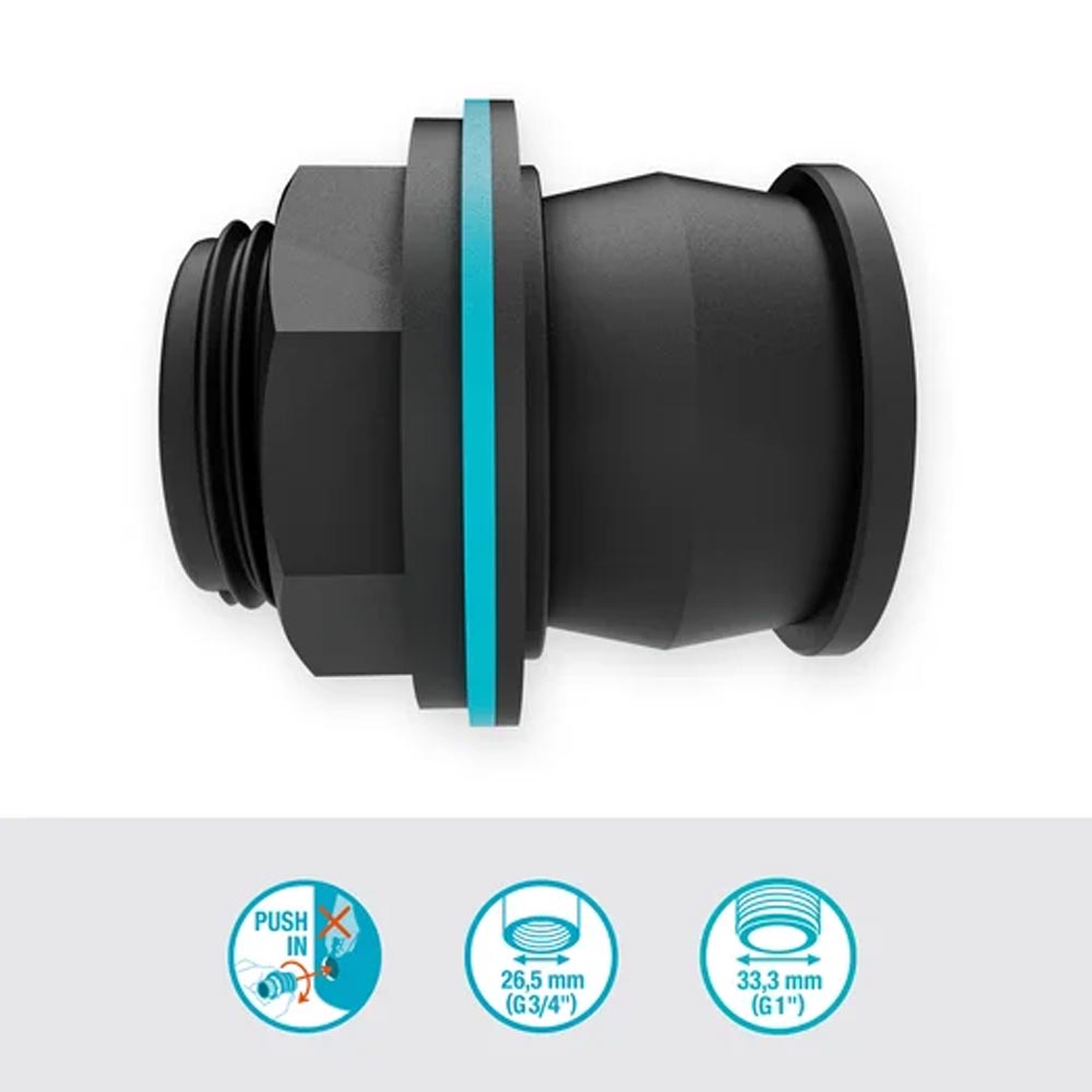 GARDENA 09095-20 Tankverbinder Push IN (G1